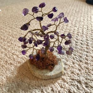 FINAL PRICE Hand made amethyst tree